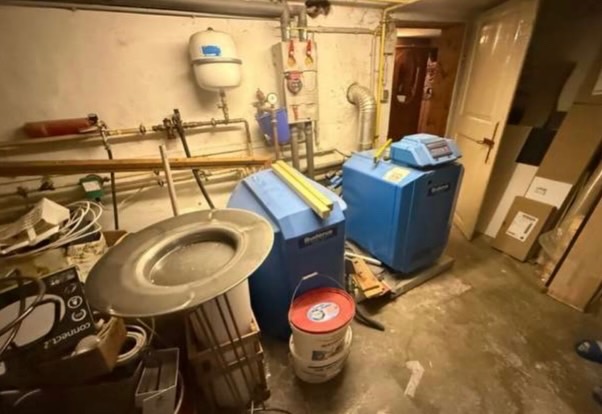 Gasheizung vor dem Umbau auf Wärmepumpe