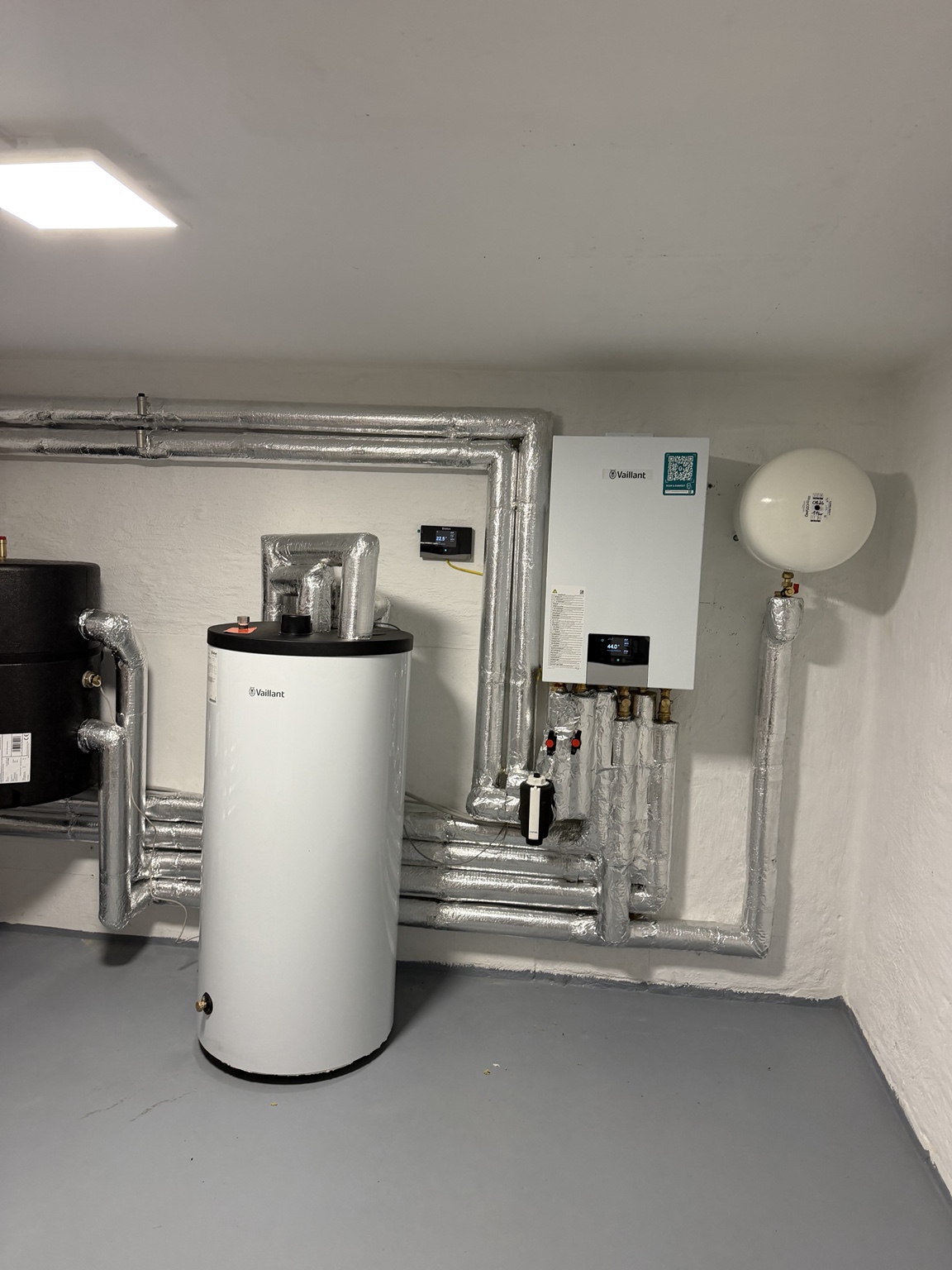 Vaillant Wärmepumpenanlage nach dem Umbau